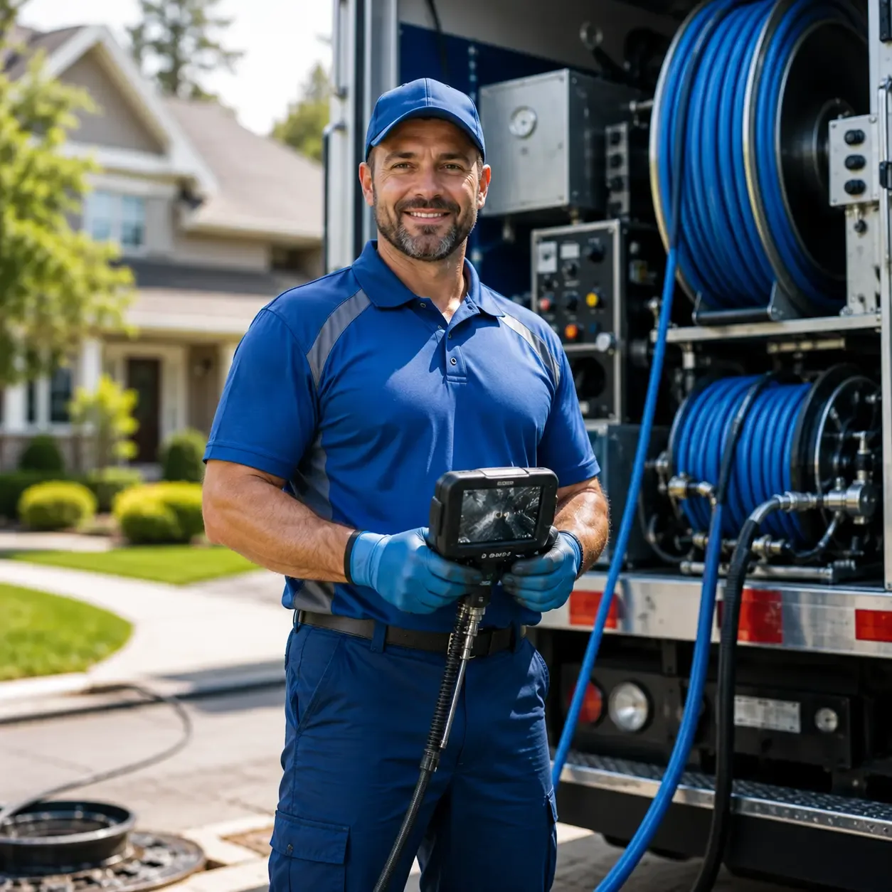 Local outdoor drain cleaning specialists in De Soto, IL